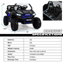 INFANS 2 Seater Kids Ride on UTV, 12V Electric Truck Car with Remote Control, Battery Powered Vehicle