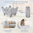 INFANS Foldable Baby Playpen with Mat, Large Baby Play Yard for Infant with 50 Ocean Balls, Fence Toddler Activity Center