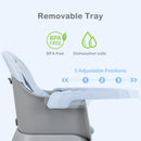 INFANS 9 in 1 High Chair, Convertible Baby Highchair, Table and Chair Set Building Block Infant Dining Booster Seat