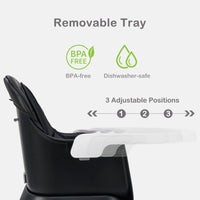 INFANS 9 in 1 High Chair, Convertible Baby Highchair, Table and Chair Set Building Block Infant Dining Booster Seat