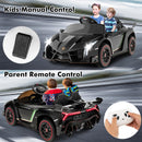 INFANS 2 Seater Kids Ride on Car, 12V 4WD Licensed Lamborghini Veneno Powered Electric Vehicle with Rocking Mode, Remote Control
