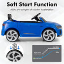 INFANS Licensed Audi SQ8 Ride on Car, Battery Powered Electric Vehicle for with Remote Control, Adjustable Music, LED Lights