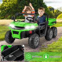 4WD 6x6 Battery Powered Kids UTV with Remote Control
