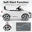 INFANS Licensed Audi SQ8 Ride on Car, Battery Powered Electric Vehicle for with Remote Control, Adjustable Music, LED Lights