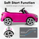 INFANS Licensed Audi SQ8 Ride on Car, Battery Powered Electric Vehicle for with Remote Control, Adjustable Music, LED Lights