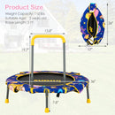 INFANS 2 in 1 Swing and Trampoline Combo, 36 Inch Foldable Hammock Saucer Tree Swing Bouncer
