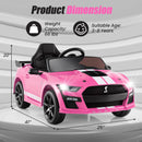 Licensed Ford Mustang GT500 Ride on Car for Kids by INFANS, Battery Powered Electric Vehicle with Remote Control, 37-96 months