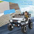 INFANS 24V 2 Seater Ride on Car for Kids, 2WD/4WD Battery Powered with Remote Control, 20" Wide Seat Electric Jeep Toys