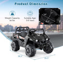 INFANS 12V Ride on Car UTV, Battery Powered Off-Road Kids Electric Vehicles with Remote Control, Music, Horn, MP3, Lights