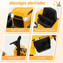 INFANS Kids Ride on Car, 12V Electric Excavator Vehicle Construction Truck, Toddlers Battery Powered Bulldozer Tractor