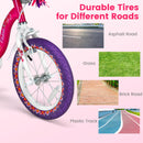 INFANS Kids Bike for Girls, 14 16 Inch Children's Bicycle with Removable Training Wheels and Doll Seat