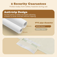 INFANS Kids Play Tent, Large Size Playhouse with Star Light Windows, Indoor Outdoor Princess Tents Castle for Toddlers