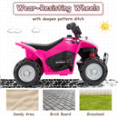 Infans Kids Ride on ATV, 6V Electric Vehicle for Toddlers, 4 Wheeler Battery Powered Motorized Quad Toy Car