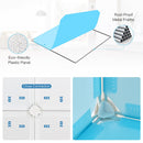 INFANS Children Wardrobe, Cute for Kids Bedroom Nursery Armoire with 12 Cube, Kid Clothes Storage Organizer