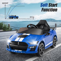 Licensed Ford Mustang GT500 Ride on Car for Kids by INFANS, Battery Powered Electric Vehicle with Remote Control, 37-96 months