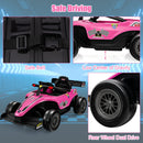 INFANS Kids Ride on Car, 12V F1 Racing Electric Vehicle for Toddlers with Control Remote