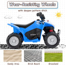 Infans Kids Ride On ATV, 6V Electric Vehicle for Toddlers, 4 Wheeler Battery Powered Motorized Quad Toy Car INFANS