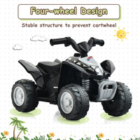 Infans Kids Ride on ATV, 6V Electric Vehicle for Toddlers, 4 Wheeler Battery Powered Motorized Quad Toy Car