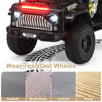 INFANS Kids Ride on Car, 6V Battery Powered Electric Vehicle ATV for Toddlers with Foot Pedal, Music