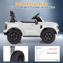 INFANS Licensed Ford Ranger Ride on Pickup Truck by INFANS, 12V Battery Powered Electric Vehicle for Kids with Remote Control