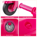 INFANS Ride on Push Car, Foot-to-Floor Sliding Car for Toddlers Kids Motorcycle with Bubble Maker, 3 Wheels Ride on Toys