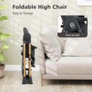 INFANS Baby High Chair, High Chairs for Babies & Toddlers with Adjustable Height, Easy to Clean Convertible Quick Folding