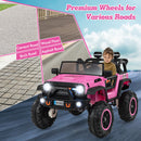 INFANS 24V 2 Seater Ride on Car for Kids, 2WD/4WD Battery Powered with Remote Control, 20" Wide Seat Electric Jeep Toys