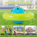 INFANS 8FT Inflatable Dome Rocker Bouncer, Outdoor Kids Giant Roll and Play Seesaw Rocker with 6 Secure Handles