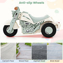 INFANS Ride on Push Car, Foot-to-Floor Sliding Car for Toddlers Kids Motorcycle with Bubble Maker, 3 Wheels Ride on Toys