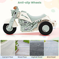 INFANS Ride on Push Car, Foot-to-Floor Sliding Car for Toddlers Kids Motorcycle with Bubble Maker, 3 Wheels Ride on Toys