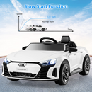 INFANS 12V Kids Ride On Car, Licensed Audi RS e-tron GT Electric Vehicle with Remote Control INFANS
