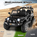 INFANS 2 Seater Ride on Truck, 12V Battery Powered Electric Vehicle for Kids with Remote Control, Power Display, LED Lights