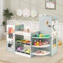 INFANS Grocery Store Playset, Kids Play Store, Wooden Supermarket Playset, Pretend Play Store Gift for Toddler