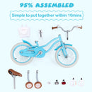 INFANS Kids Bike, 12 14 16 18 Inch Toddlers Bike with Removable Training Wheels, Children's Bicycle