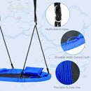 INFANS 660lbs 40 Inch Saucer Tree Swing, Round Flying Swing Seat for Kids, Outdoor Round Platform Swing