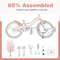 Kids Bike 12 14 16 18 Inch Toddlers Bike for Boys Girls Age 3-8 Years