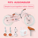 INFANS Kids Bike, 12 14 16 18 Inch Toddlers Bike with Removable Training Wheels, Children's Bicycle