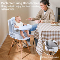 INFANS 9 in 1 High Chair, Convertible Baby Highchair, Table and Chair Set Building Block Infant Dining Booster Seat
