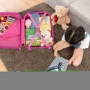 INFANS Kid Luggage Set, 12’’ Travel Backpack and 16’’ Carry on Suitcase with Rolling Spinner Wheels for Children Boys Girls