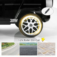 INFANS 12V Kids Ride On Car, Licensed Mercedes Benz G63 Electric Vehicle with Remote Control, Double Open Doors, Music, Bluetooth, 2 Speeds, Wheels Suspension, Battery Powered Driving Toy INFANS