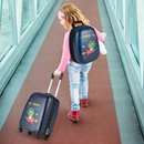 INFANS Kid Luggage Set, 12’’ Travel Backpack and 16’’ Carry on Suitcase with Rolling Spinner Wheels for Children Boys Girls INFANS