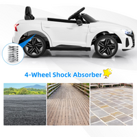INFANS 12V Kids Ride On Car, Licensed Audi RS e-tron GT Electric Vehicle with Remote Control INFANS