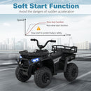 24V 4x4 Ride on Car Kids ATV Quad with Bluetooth Music