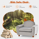 INFANS Kids Sofa, Children Armrest Chair with Sturdy Wood Construction and Dutch Velvet