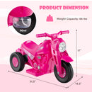 INFANS Kids Motorcycle, 6V Electric Ride on Car with Automatic Bubble Function for Children, Toddler Ages 3+
