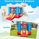 INFANS Inflatable Bounce House, 3 in 1 Kids Jumping Castle, Indoor Outdoor Inflatable Obstacle Course (with 480W Blower)