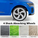 INFANS Licensed Audi SQ8 Ride on Car, Battery Powered Electric Vehicle for with Remote Control, Adjustable Music, LED Lights