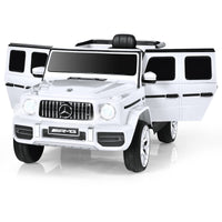 INFANS Licensed Mercedes Benz G63 Kids Ride on Car, 12V Electric Vehicle, Battery Powered for Children Boy Girl