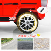 INFANS Licensed Mercedes Benz G63 Kids Ride on Car, 12V Electric Vehicle, Battery Powered for Children Boy Girl