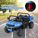 INFANS 2 Seater Ride on UTV, 12V Kids Electric Vehicle Dump Truck, Toddlers Battery Powered Car with Music